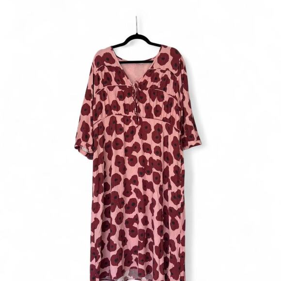 Fatface Dresses & Skirts - Fatface pink and ruby flowy dress SZ 14